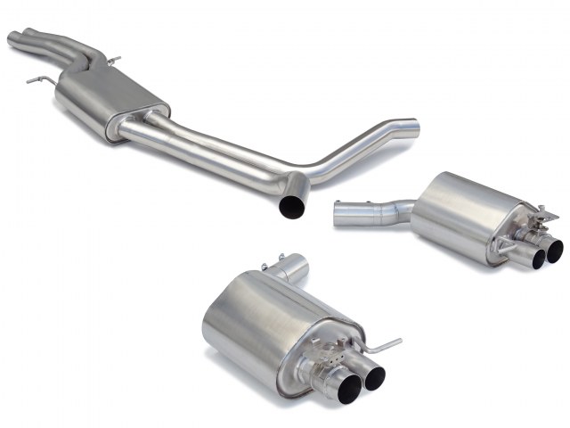 Ragazzon central and rear silencers left/right AUDI RS6 4.0TFSI V8
