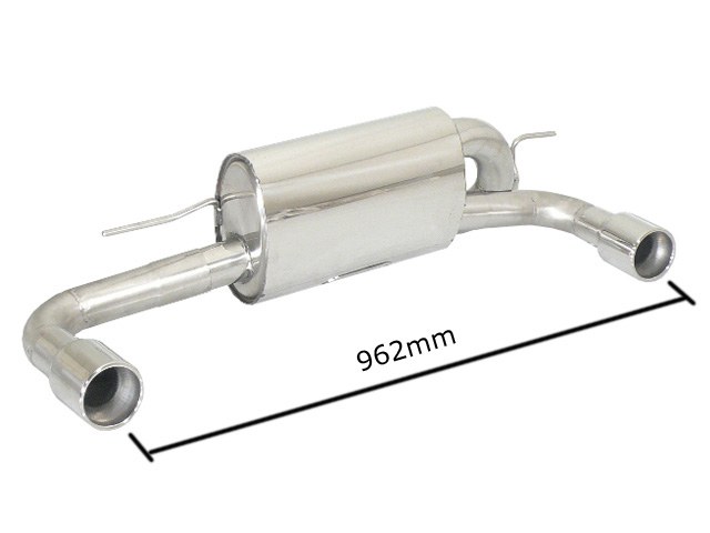 Ragazzon rear silencer BMW Series-1 (F20 F21) 114i (75kW-N13)