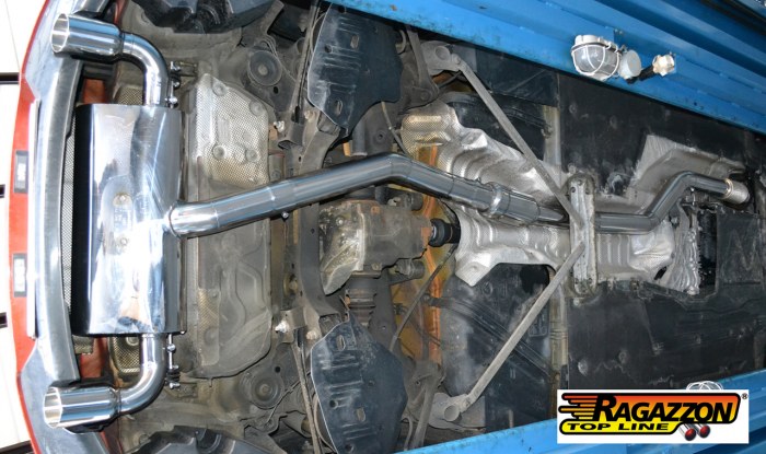 Ragazzon rear silencer with Sport Line tail pipe BMW Series-1 (F20 F21) M135i (235kW-N55)