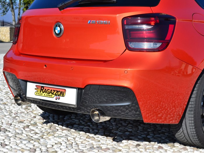 Ragazzon rear silencer with Sport Line tail pipe BMW Series-1 (F20 F21) M135i (235kW-N55)