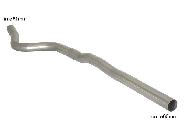 Ragazzon rozsdamentes közép kipufogórész BMW Series-1 (E81 E82 E87 E88) 123d (150kW)