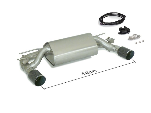 Ragazzon rear silencer double Carbon Racing tail pipe  BMW Series-4 (F32 F33 F36) 428i (N26 180kW)