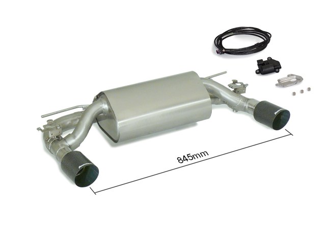 Ragazzon rear silencer double Carbon Racing tail pipe  BMW Series-4 (F32 F33 F36) 428i xDrive (N26 180kW)