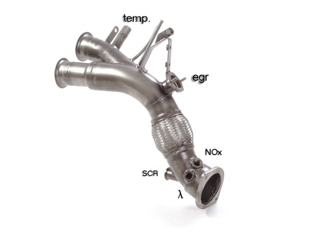 Ragazzon Cat Replacement+Particulate Filter Replacement Pipe BMW 5 G30 G31 M550d xDrive 294kW