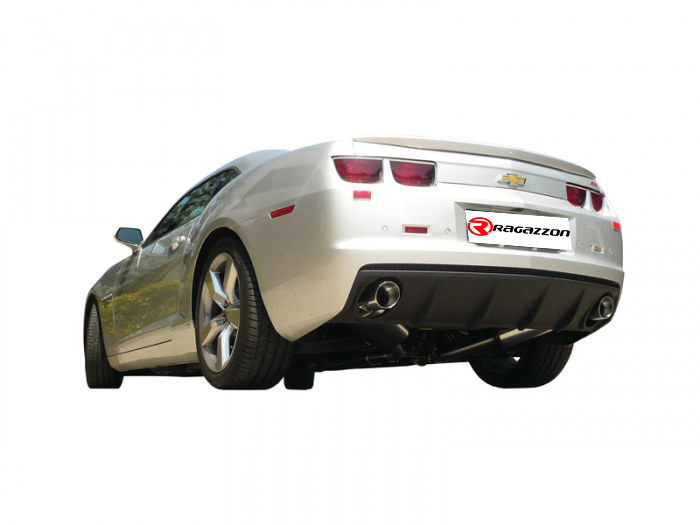 Ragazzon rear silencer round with Sport Line tail pipe CHEVROLET Camaro 2009-2015