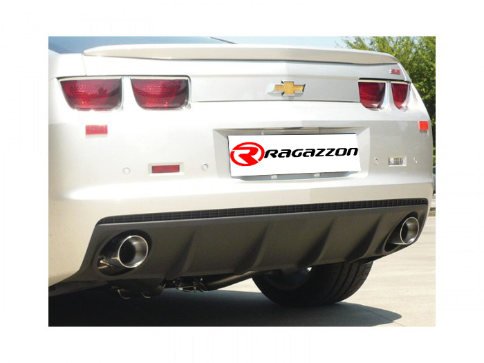 Ragazzon rear silencer round with Sport Line tail pipe CHEVROLET Camaro 2009-2015