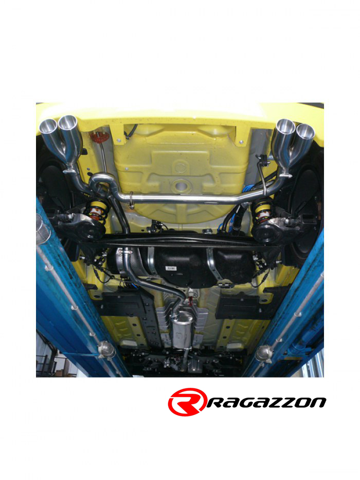 Ragazzon rozsdamentes hátsó kipufogó FIAT 500 0.9 Twinair Turbo