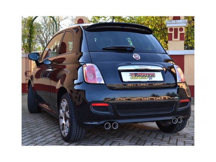 Ragazzon rear silencer FIAT 500 1.3 Mjet (70kW)