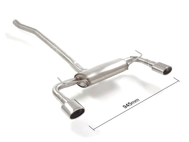 Ragazzon rear silencer FIAT 500X 1.0GSE (88kW)