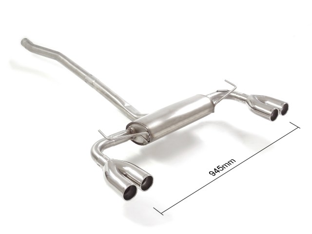 Ragazzon rear silencer FIAT 500X 1.3GSE (110kW)