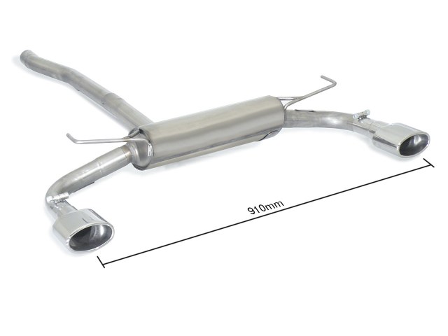 Ragazzon rear silencer FIAT 500X 1.6 E-Torq (81kW)