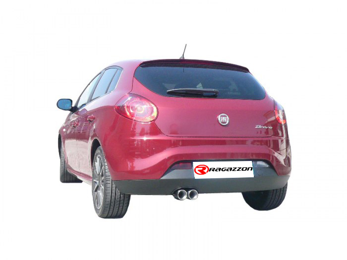 Ragazzon rozsdamentes hátsó kipufogó FIAT Bravo 1.4TJET (88/110kW)