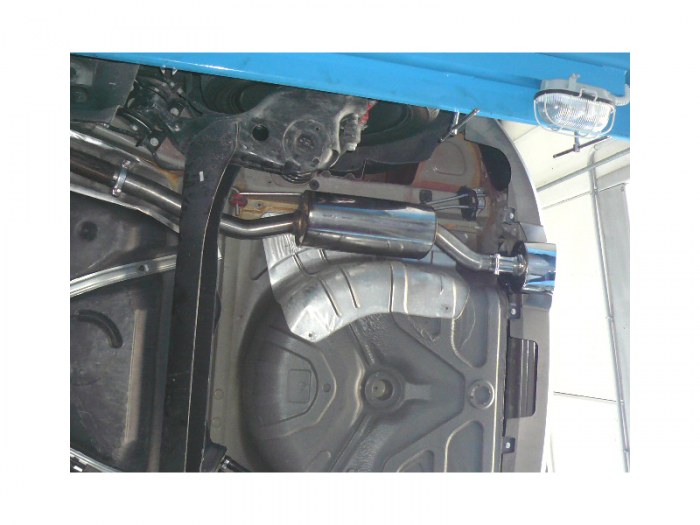 Ragazzon rozsdamentes hátsó kipufogó ovális Sport Line véggel FIAT Bravo 1.6 Multijet (77/88kW)