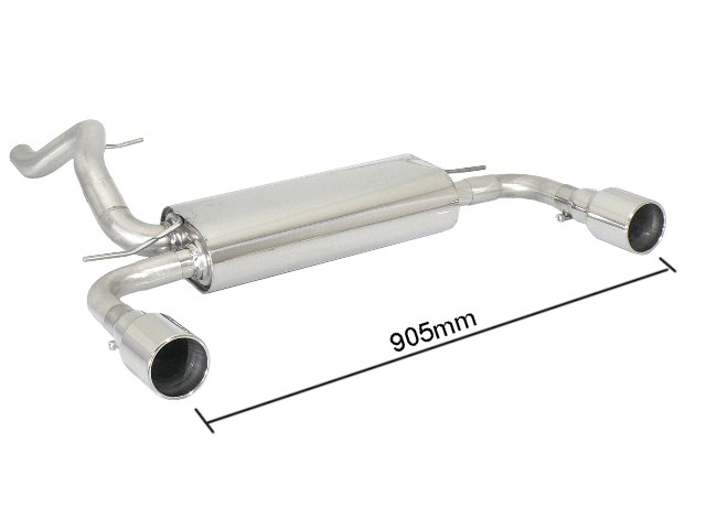 Ragazzon rear silencer FORD Focus 1.5/1.6 Ecoboost (110kW)