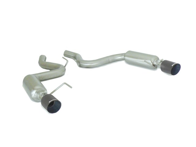 Ragazzon rear silencer round Carbon tail pipe FORD Mustang 2.3i Ecoboost (233kW)