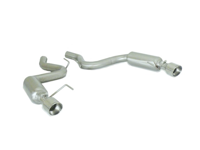 Ragazzon rear silencer round with Sport Line tail pipe FORD Mustang 2.3i Ecoboost (233kW)