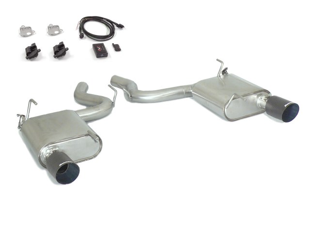 Ragazzon rear silencer double Carbon Racing tail pipe FORD Mustang 2.3i Ecoboost (233kW)