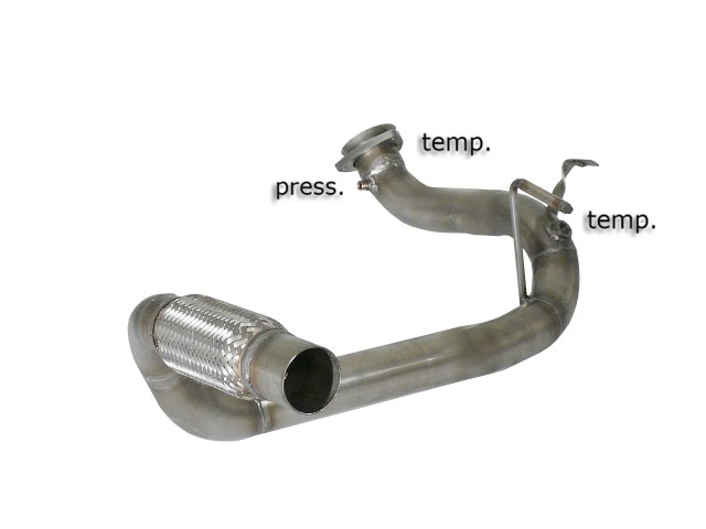 Ragazzon particulate filter replacement pipe JEEP Wrangler 2.8 CRD (130/147kW)