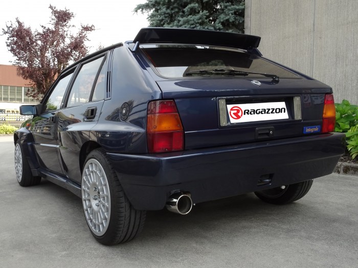 Ragazzon rozsdamentes hátsó kipufogóvég egység LANCIA Delta 2.0 Turbo 16V