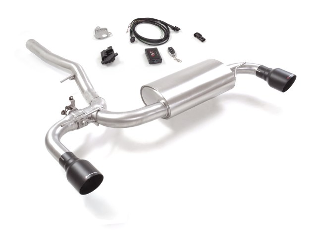 Ragazzon rear silencer with Sport Line Black tail pipe MINI F54 Clubman JCW ALL4 (170kW)