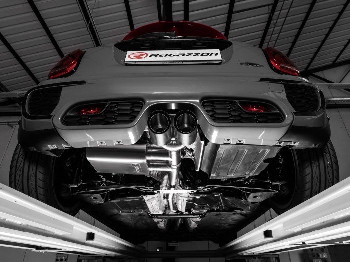 Ragazzon rear silencer with central Carbon tail pipe MINI F56 JCW 2.0 (170kW)