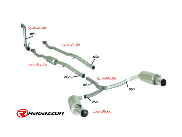 Ragazzon cat replacement pipe  MINI R55 Clubman Cooper S 1.6 (135kW)