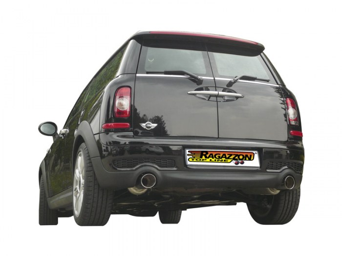 Ragazzon rozsdamentes hátsó kipufogó Sport Line véggel MINI R55 Clubman One 1.6 (72kW)