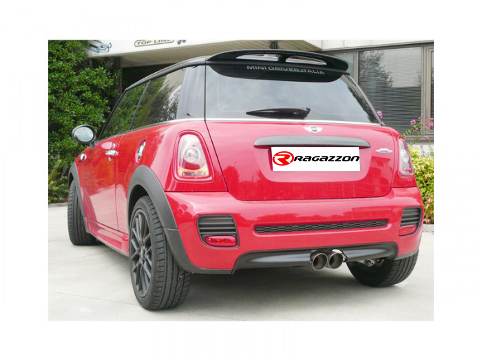 Ragazzon rear silencer with central Sport Line tail pipes MINI R56 JCW 1.6 (155kW)