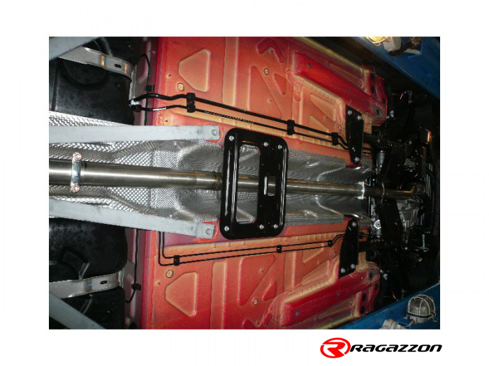 Ragazzon rear silencer with round Carbon tail pipes MINI R59 Roadster Cooper S 1.6 (135kW)