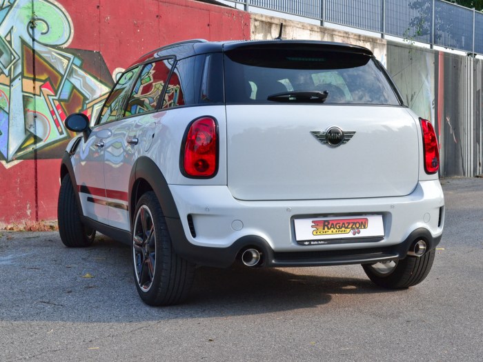 Ragazzon rozsdamentes közép kipufogórész MINI R60 Countryman 1.6 Cooper D (82kW)