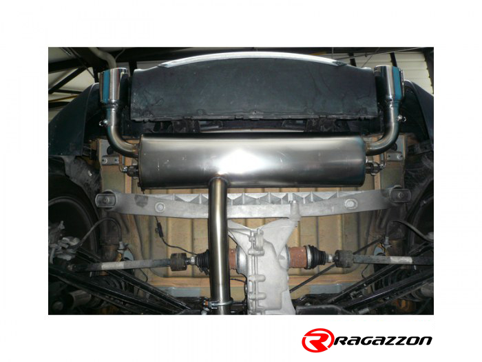 Ragazzon rear silencer round with Sport Line tail pipe MINI R60 Countryman ALL4 1.6 Cooper S (135kW)