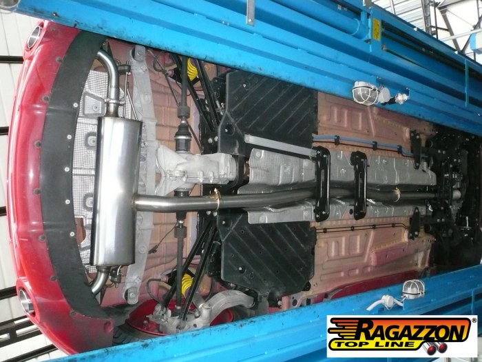 Ragazzon rozsdamentes hátsó kipufogó Sport Line véggel MINI R60 Countryman ALL4 1.6 JCW (160kW)