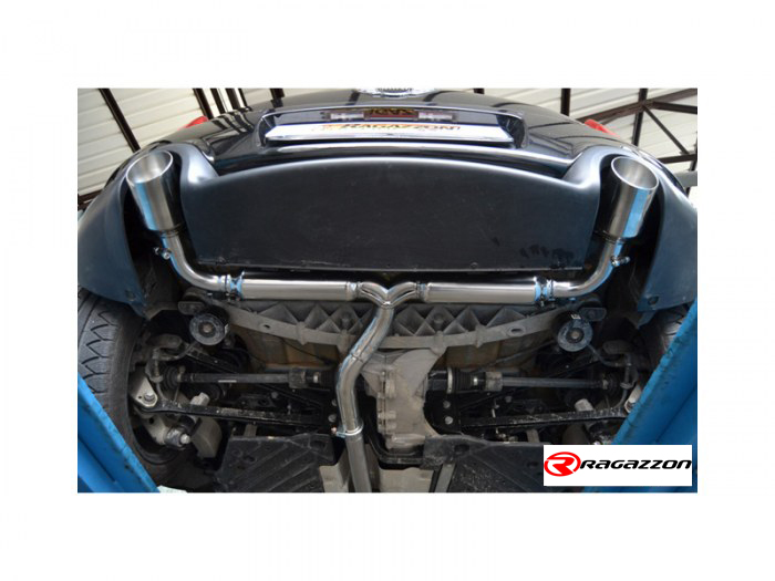 Ragazzon rear silencer with Sport Line tail pipe for OEM bumpers MINI R60 Countryman ALL4 2.0D Cooper SD (105kW)
