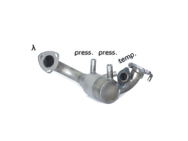 Catalyst group+Ragazzon particulate filter replacement pipe  NISSAN Qashqai 1.6dCi (96kW)