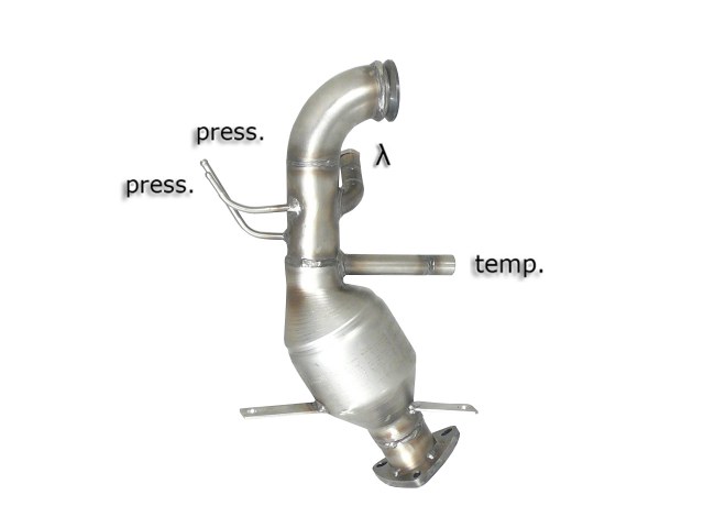 Catalyst group+Ragazzon particulate filter replacement pipe OPEL Antara 2.2CDti (120/135kW)