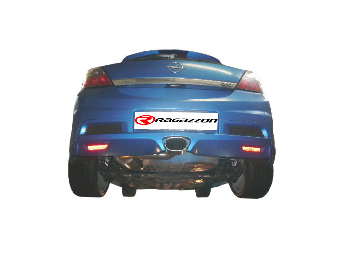 Ragazzon rear silencer with central Sport Line tail pipe OPEL Astra H GTC OPC 2.0 16V (177kW)