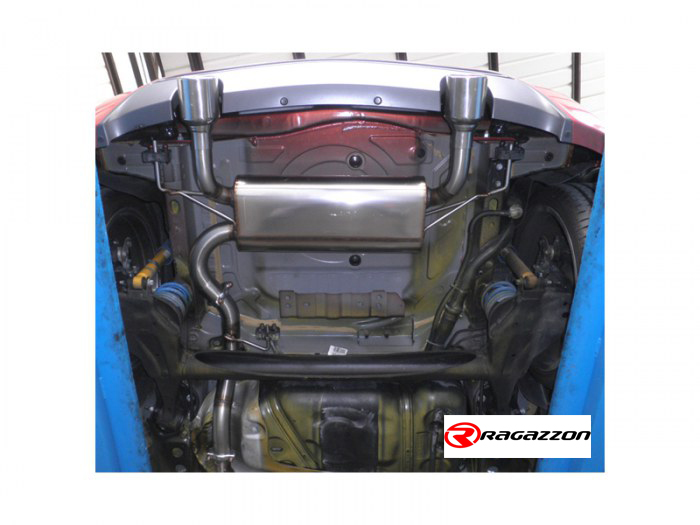 Ragazzon rozsdamentes hátsó kipufogó  OPEL Corsa D 1.6 Turbo OPC (155kW)