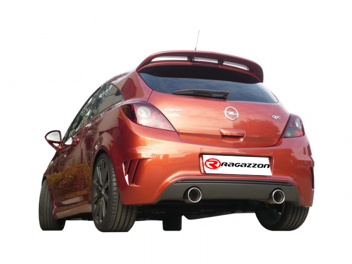 Ragazzon rozsdamentes hátsó kipufogó  OPEL Corsa D 1.6 Turbo OPC (155kW)