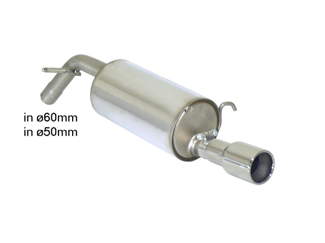 Ragazzon rear silencer  PEUGEOT 208 1.6GTi (147kW)