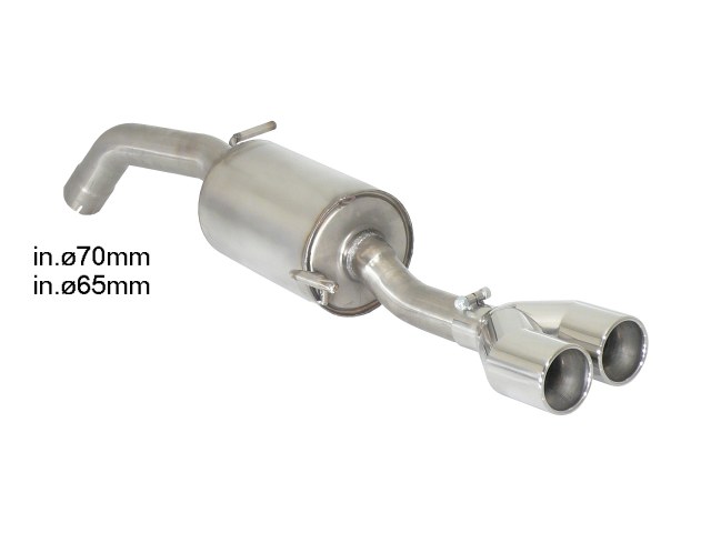 Ragazzon rear silencer PEUGEOT RCZ 1.6 Turbo (147kW)