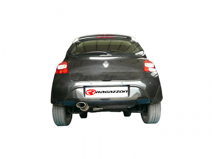 Ragazzon rear silencer with Sport Line tail pipe RENAULT Twingo II 1.2TCE (74kW)