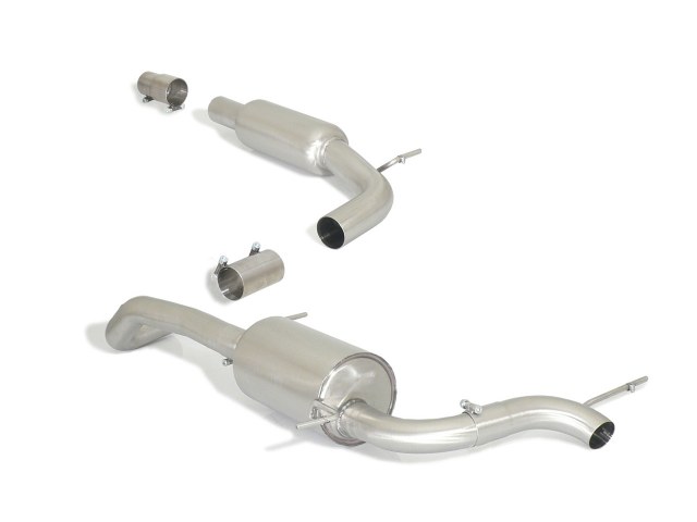 Ragazzon central and rear silencers with central round tail pipe SEAT Ibiza IV 1.8TSI (141kW)