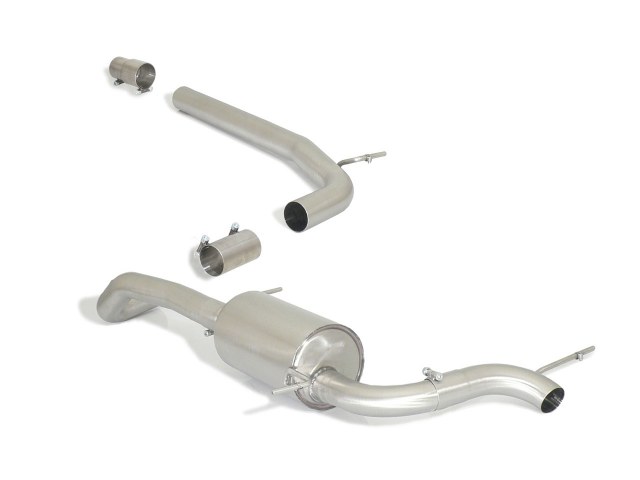 Ragazzon central and rear silencers with central round tail pipe SEAT Ibiza IV 1.8TSI (141kW)