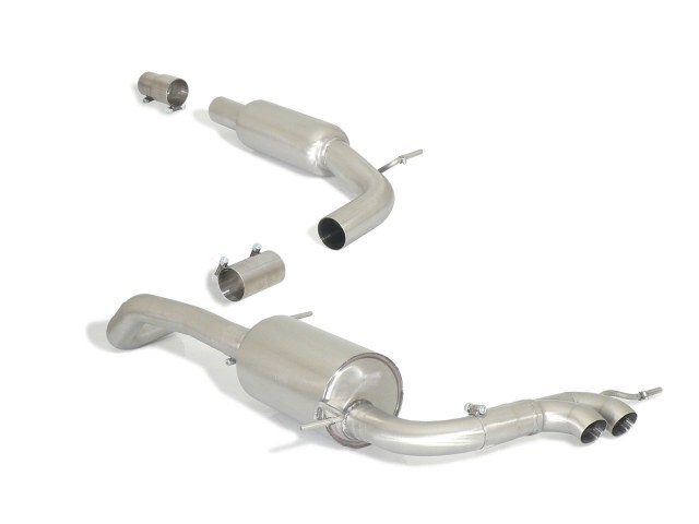 Ragazzon central and rear silencers with central round tail pipe SEAT Ibiza IV 1.8TSI (141kW)