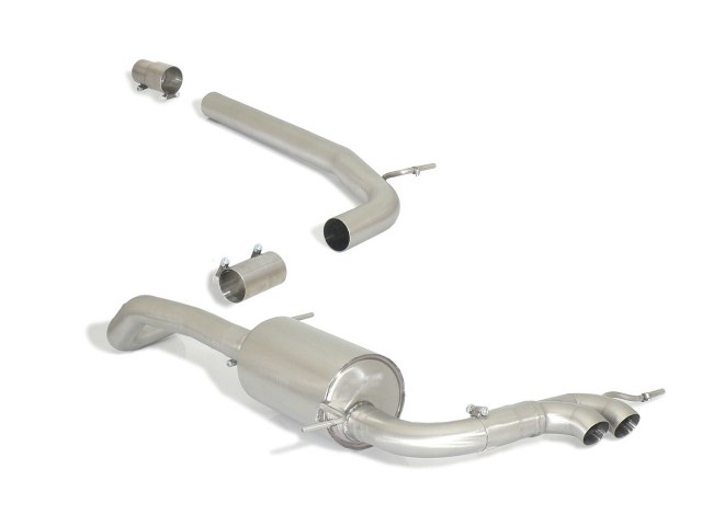 Ragazzon central and rear silencers with central round tail pipe SEAT Ibiza IV 1.8TSI (141kW)