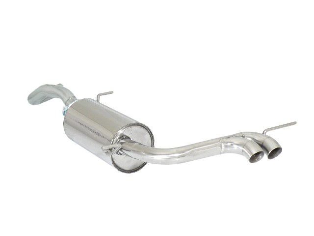 Ragazzon rear silencer with central round tail pipe 2x60mm SEAT Ibiza IV 1.4TSI (132kW)