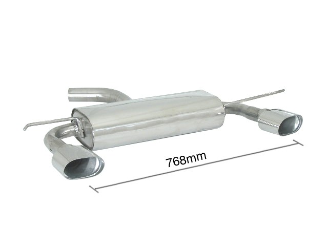 Ragazzon rear silencer SEAT Leon II 1.6 16V (75kW) 2.0 FSI (110kW)