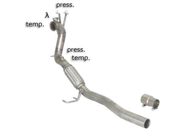 Ragazzon rozsdamentes katalizátor és részecskeszűrő kiiktató egység SEAT Leon II 2.0TDi DPF (103kW)