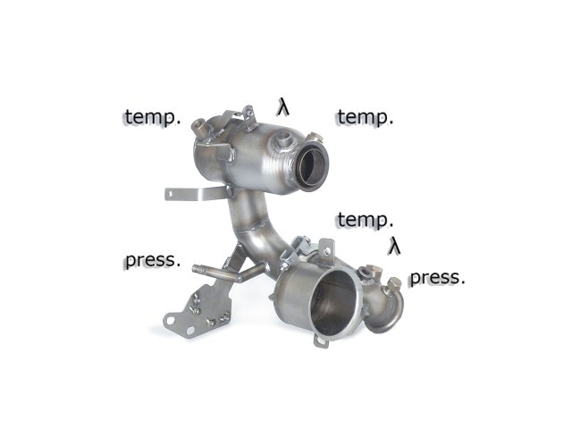 Catalyst group+Ragazzon particulate filter replacement pipe  SEAT Leon III 2.0TDi (110kW)