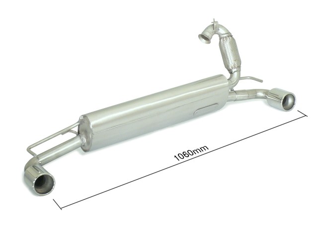 Ragazzon rear silencer  SMART Forfour 0.9 (66kW)